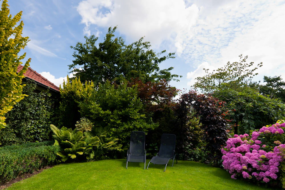 Fotoreportage van tuin in Vleuten voor Groencentrum van Kleinwee