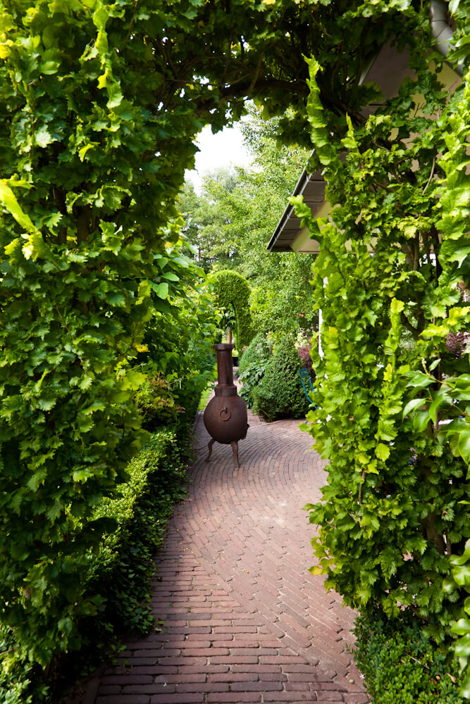 Fotoreportage van tuin in Vleuten voor Groencentrum van Kleinwee